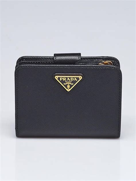 prada 1ml018|Small Saffiano Leather Wallet .